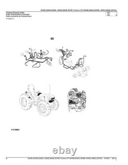 John Deere 5045d 5045e 5055d 5055e 5065e Tractor Parts Catalog Manual #2