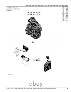 John Deere 5045d 5045e 5055d 5055e 5065e Tractor Parts Catalog Manual #2