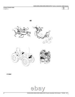 John Deere 5045d 5045e 5055d 5055e 5065e Tractor Parts Catalog Manual #3