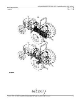 John Deere 5045d 5045e 5055d 5055e 5065e Tractor Parts Catalog Manual #3