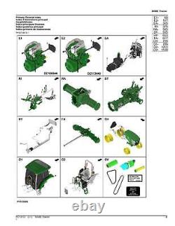 John Deere 5058e Tractor Parts Catalog Manual