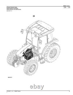 John Deere 5060e Tractor Parts Catalog Manual Pc13675
