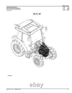 John Deere 5065e Tractor Parts Catalog Manual #2