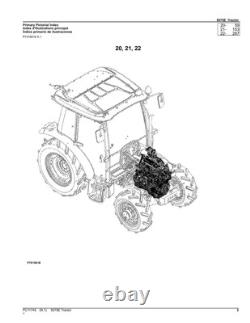 John Deere 5075e Tractor Parts Catalog Manual #3