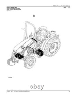 John Deere 5075en Tractor Parts Catalog Manual