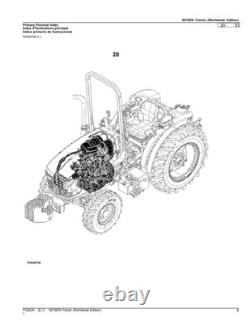 John Deere 5075en Tractor Parts Catalog Manual