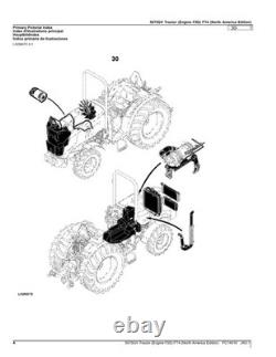 John Deere 5075gv Tractor Parts Catalog Manual North America Edition