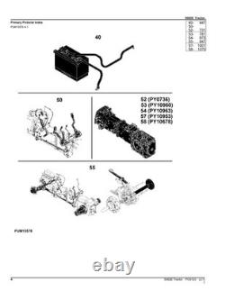 John Deere 5082e Tractor Parts Catalog Manual Pc6123