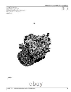 John Deere 5090gn Tractor Parts Catalog Manual #2
