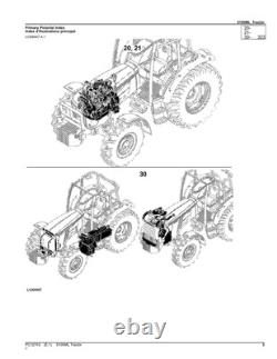 John Deere 5100ml Tractor Parts Catalog Manual #1