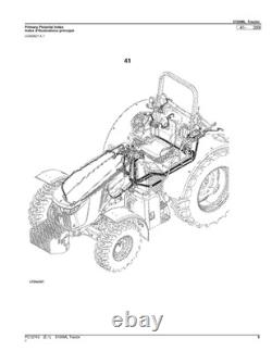 John Deere 5100ml Tractor Parts Catalog Manual #1