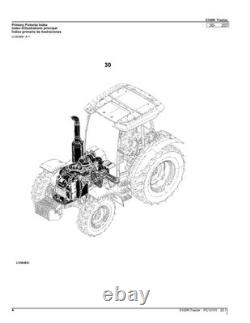 John Deere 5100r Tractor Parts Catalog Manual #3
