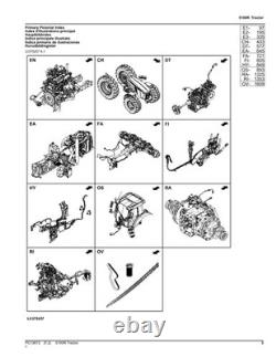 John Deere 5100r Tractor Parts Catalog Manual Pc13672