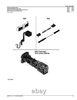 John Deere 5101e Tractor Parts Catalog Manual