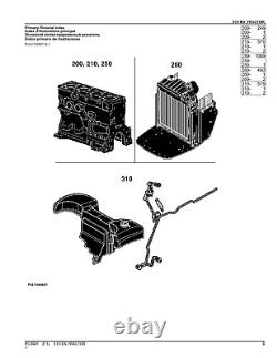 John Deere 5101en Tractor Parts Catalog Manual