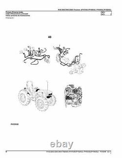 John Deere 5103 5203 5303 5403 Tractor Parts Catalog Manual