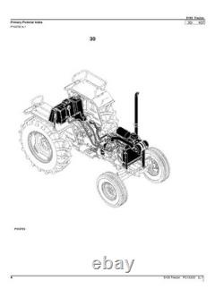 John Deere 5105 Tractor Parts Catalog Manual India Edition
