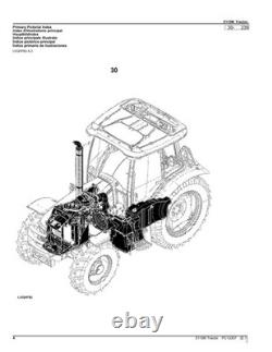 John Deere 5115m Tractor Parts Catalog Manual Pc13357