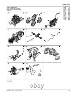 John Deere 5115rh Tractor Parts Catalog Manual