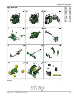 John Deere 5120ml Tractor Parts Catalog Manual