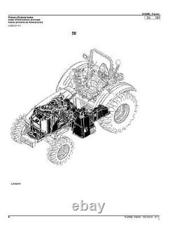John Deere 5125ml Tractor Parts Catalog Manual