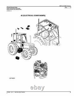 John Deere 5220 5320 Tractor Parts Catalog Manual