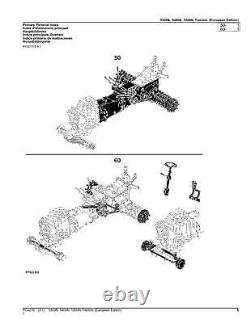 John Deere 5300n 5400n 5500n Tractor Parts Catalog Manual