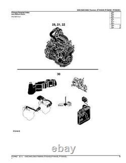 John Deere 5303 5403 5503 Tractor Parts Catalog Manual #2