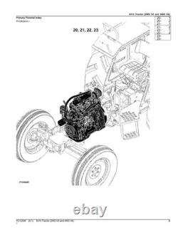 John Deere 5310 Tractor Parts Catalog Manual