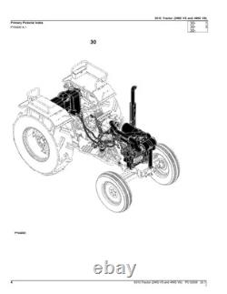 John Deere 5310 Tractor Parts Catalog Manual