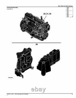 John Deere 5415 5615 5715 Tractor Parts Catalog Manual