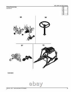 John Deere 5415 5615 5715 Tractor Parts Catalog Manual