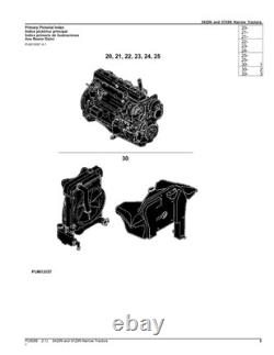 John Deere 5425 Tractor Parts Catalog Manual #2