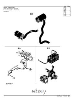 John Deere 5603 Tractor Parts Catalog Manual