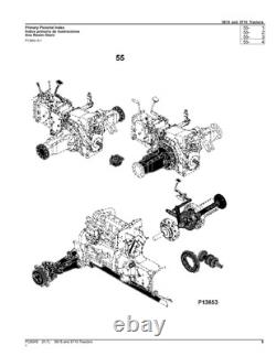 John Deere 5615 5715 Tractor Parts Catalog Manual