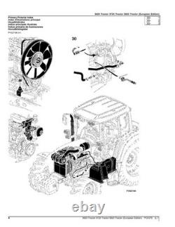 John Deere 5620 5720 5820 Tractor Parts Catalog Manual