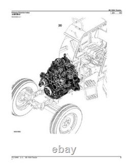 John Deere 5e-1004 Tractor Parts Catalog Manual