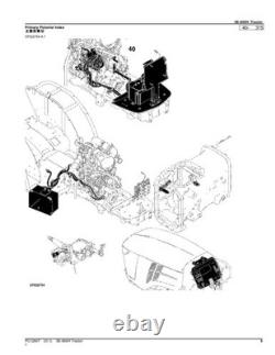 John Deere 5e-850h Tractor Parts Catalog Manual
