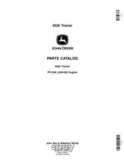 John Deere 6030 Tractor Parts Catalog Manual
