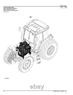 John Deere 6100e Tractor Parts Catalog Manual Pc6186