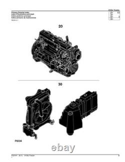 John Deere 6105j Tractor Parts Catalog Manual
