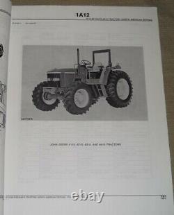 John Deere 6110 6210 6310 6410 Tractor Parts Manual Book Catalog Pc-4283
