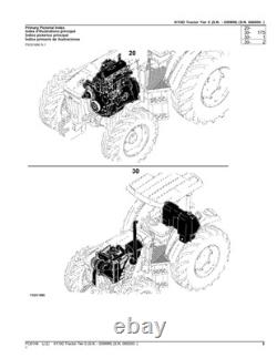 John Deere 6110d Tractor Parts Catalog Manual