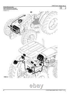 John Deere 6115d Tractor Parts Catalog Manual