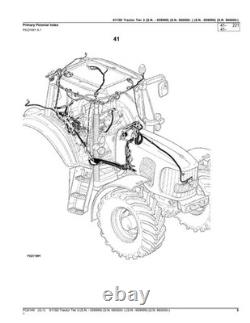 John Deere 6115d Tractor Parts Catalog Manual #2