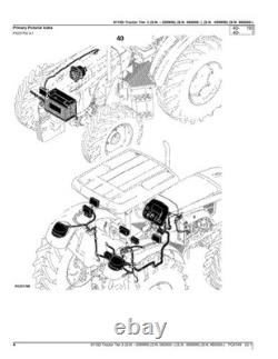 John Deere 6115d Tractor Parts Catalog Manual #2