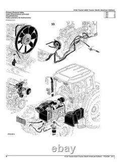John Deere 6120 6220 Tractor Parts Catalog Manual