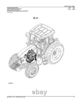 John Deere 6120b Tractor Parts Catalog Manual Pc12657