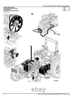 John Deere 6120l 6220l Tractor Parts Catalog Manual