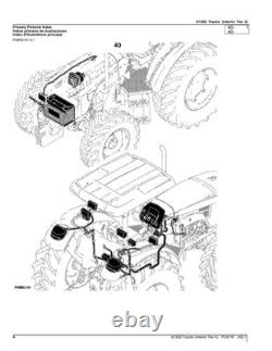John Deere 6130d Tractor Parts Catalog Manual